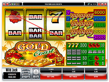 online slot machine betting